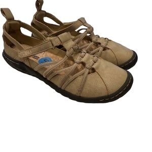 JBU by Jambu Women's Peace Mary Jane Flat Tan Size 6.5 NEW
